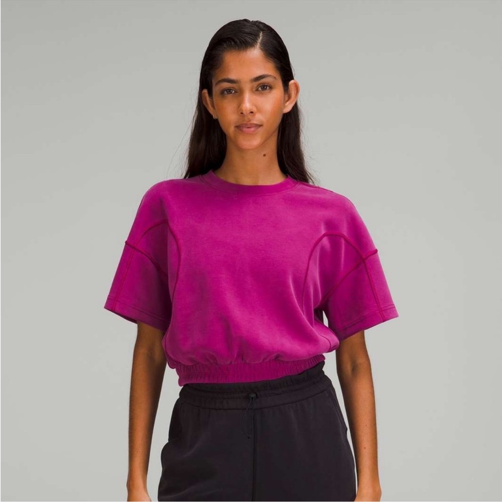 lululemon softstreme gathered tshirt size 4